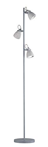 Trio Leuchten Stehleuchte Concrete 802530478, Metall, Schirm Beton, 3 x GU10 im Sale